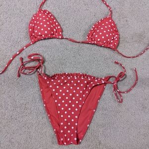 Polka dot bikini